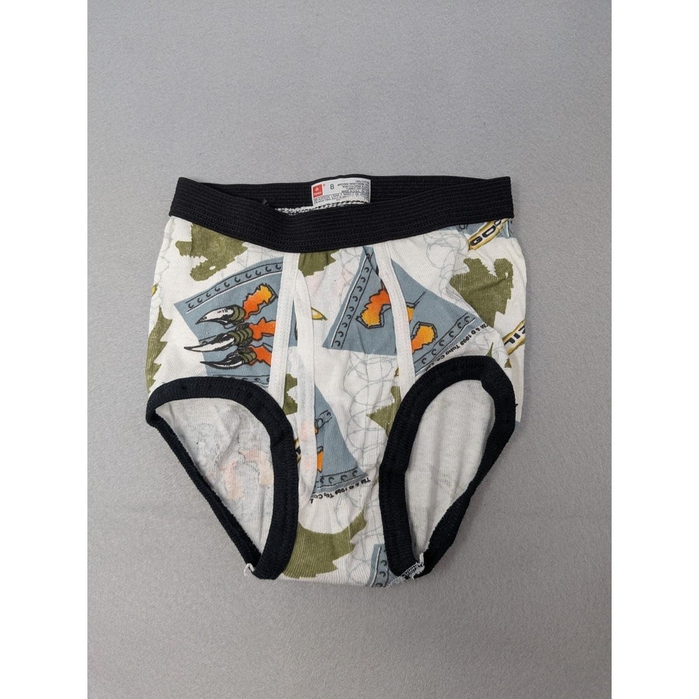 Vtg 1995 Showtoons Godzilla vs. Destoroyah Boys Briefs Underwear - Size 8 NOS
